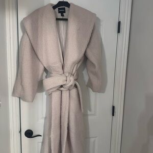 Express conscious Edit Wool belted coat